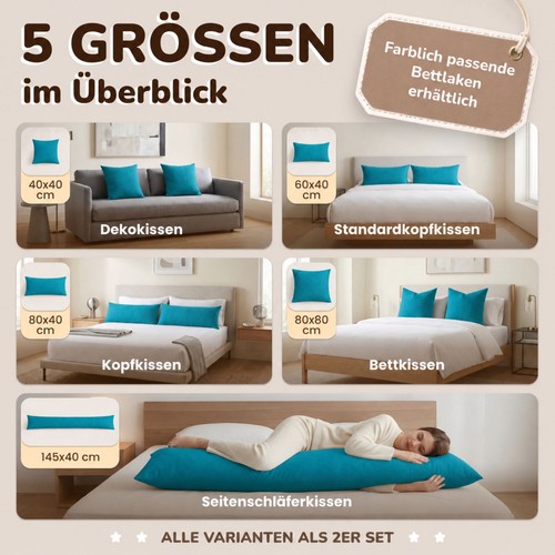 Seitenschläferkissen bezug - seitenschläferkissen, /