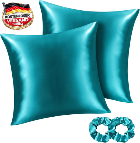 Satin seidenkissenbezug - satin,